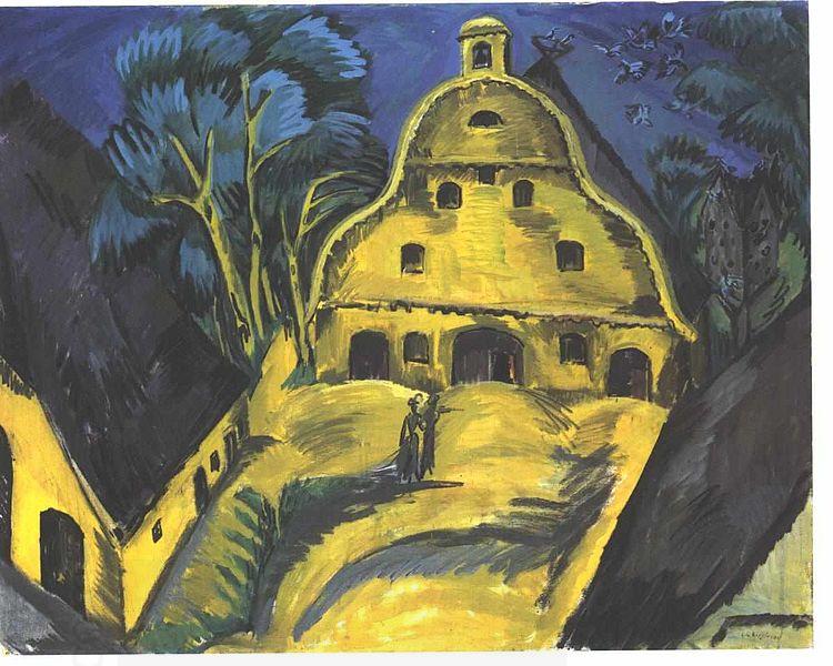 Ernst Ludwig Kirchner Estate Staberhof at Fehmarn oil painting picture